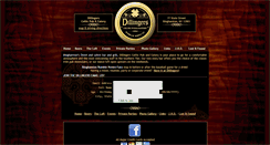 Desktop Screenshot of dillingerspub.com